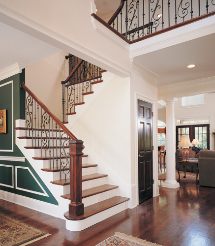 Home Design - staircase of The Santerini #868 