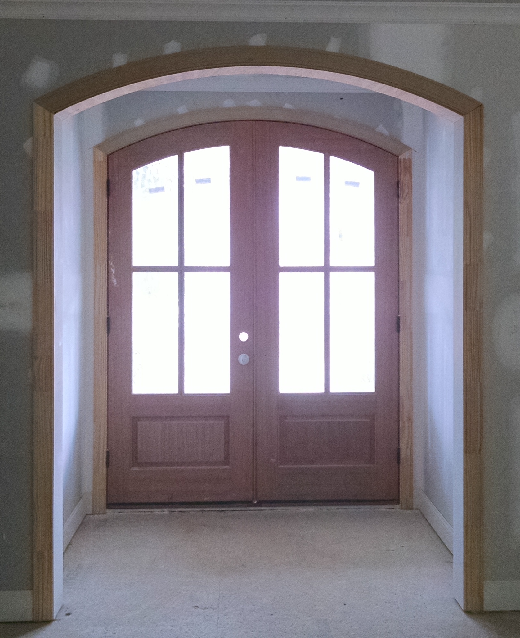 Foyer entry of The Tanner plan 1418. 