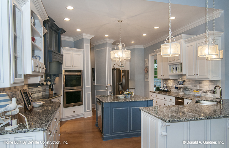 Two-toned cabinetry is one of the top kitchen trends. 