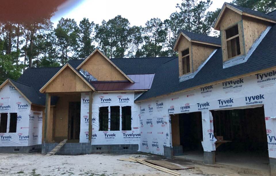 Roofing for The Hunter Creek home plan 1326. 