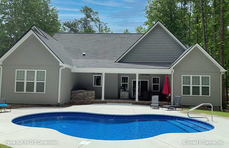 The Sloan house plan 1528 is move-in ready. 